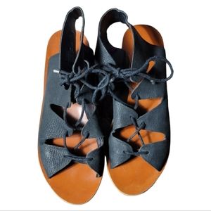 Lucky Brand hipsta gladiator wedge sandals size 8.5